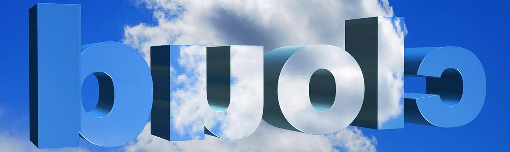 Cloud storage network illustration